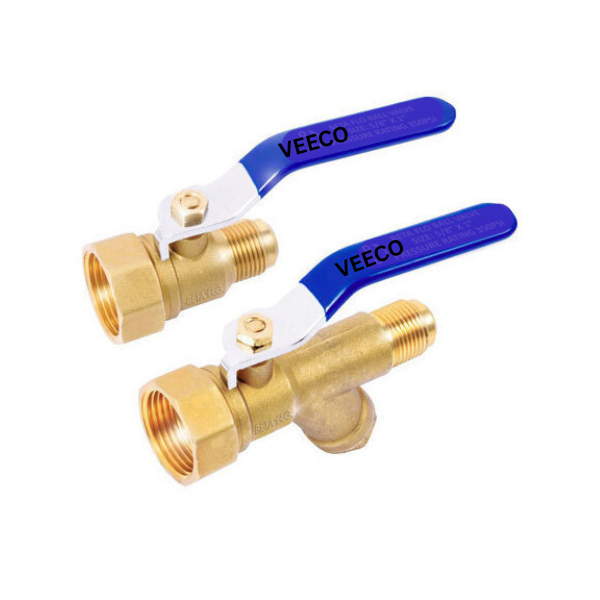 Forged Brass ball valve with strainer VEECO